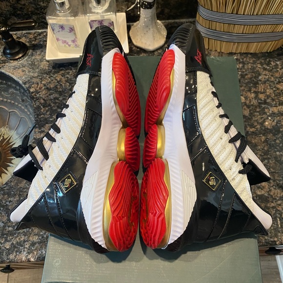 Nike Lebron xvi sb black n white shoes